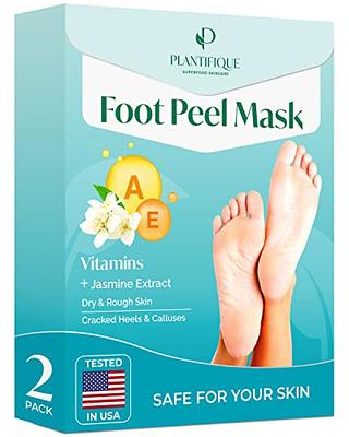 Tea Tree Foot Peel Mask For Dead Skin Callused and Cracked Heels Foot Mask  Removes Rough