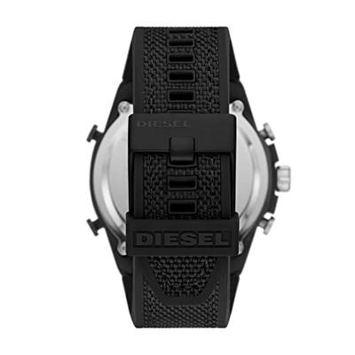 Watch, Diesel Color: Men\'s Analog-Digital Nylon-Wrapped Silicone Black Stainless 51mm Yahoo and Mega (Model: DZ4552) Chief Steel Shopping -