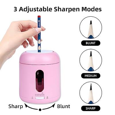 Pencil Sharpener Electric Pencil Sharpeners, Portable Pencil Sharpener  Kids, Blade to Fast Sharpen, Suitable for No.2/Colored Pencils(6-8mm)/School  Pencil Sharpener/Classroom/Office/Home ( 