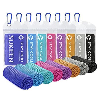 6 Pack] Cooling Towel (40”x 12”) Camping Cooling Towel, Cooling