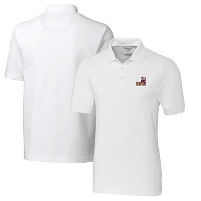 San Francisco 49ers Cutter & Buck Throwback Logo Virtue Eco Pique Tile  Recycled Polo - Black