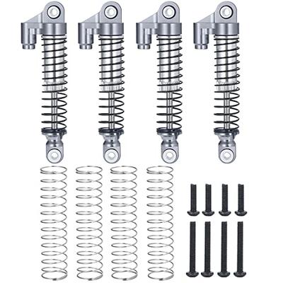 GDOOL 4 PCS Aluminum Alloy Shock Absorber Assembled Metal Oil Filled Shocks  9125 Upgrade Parts 25-ZJ03 LG-ZJ03 920-ZJ03 for 1:10 9125 9155 9156 RC