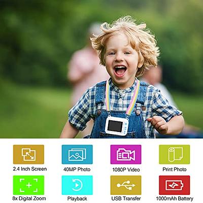 Instant Camera for Kids Toys for 5-8 Year Old Boys, Kids Camera