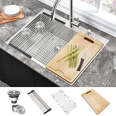 Waterfall Workstation Kitchen Sink Set With Digital Temperature – FLAME AND  FLAVOR