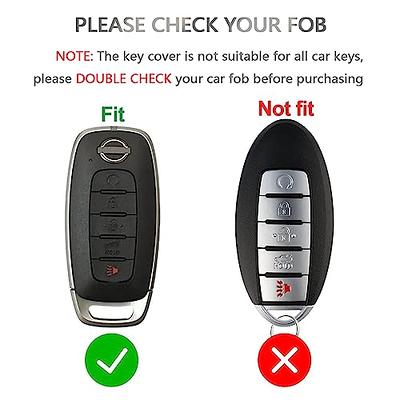 LOCATVE Compatible with Nissan Key Fob Cover, Car Key Cover for Nissan  Altima Maxima Armada Rogue Murano Sentra Pathfinder Key Fob Cover 2022  White - Yahoo Shopping
