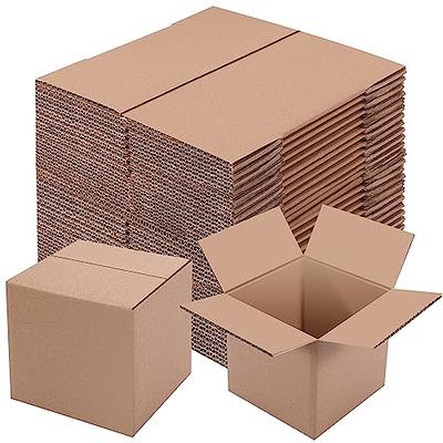 Small Cardboard Shipping Boxes Mailers 5x5x5 inches Corrugated Packing  Storage Cube Kraft Mailing Box, Pack of 25