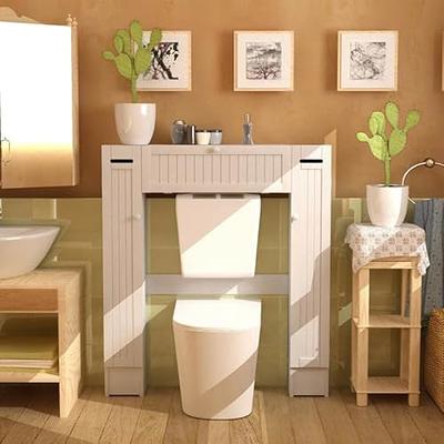 Viewmoi Small Bathroom Storage Cabinet for Small Spaces, Can Store Paper Towels, Toiletries Female Hygiene Products, Over Toilet Storage Cabinet for