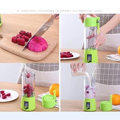 380ML Handheld USB Squeezer Juice Machine, Portable blender, Fruit