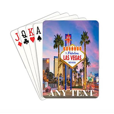 Personalized Las Vegas Sign Playing Cards