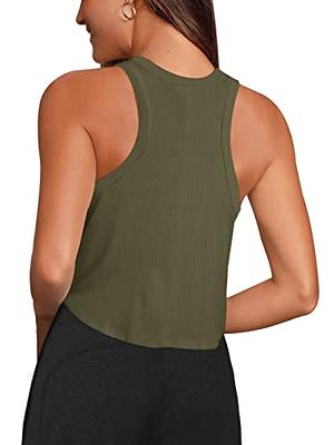 Women Summer Sleeveless Tops Workout Tank Tops For Women T Back Tank Tops  For Women Tank