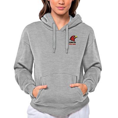 Women's Antigua White San Francisco 49ers Victory Logo Pullover Sweatshirt