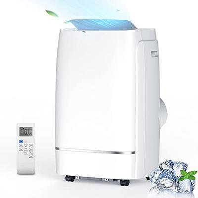  ZAFRO 10,000 BTU Portable Air Conditioners Cools up to 450  Sq.ft, Portable AC Built-in Cool, Dry, Fan Modes, Room Air Conditioner with  Remote Control/Installation Kits, White : Home & Kitchen