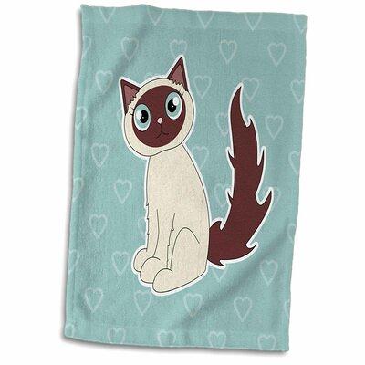 Agrimony Funny Hand Towels Cat Towels for Bathroom Kitchen,Hanging  Washcloths Towels Funny Towels Christmas Gift 