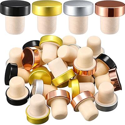 T-shaped Stopper Cork Wine Stopper Bottle Stoppers Reusable Wine Bottle  Stopper Sealing Plug Bottle Cap for Wine Beer Bottles DIY Craft (Black,  Silver, Gold, Rose Gold,24 Pieces) - Yahoo Shopping