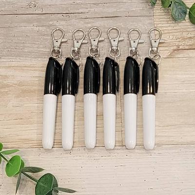 Mini Pen with Black Ink, Badge Reel Mini Clip on Pen black Ink, Badge Reel  Accessories, Medical ID Clip on Pen, Clip on Pen 