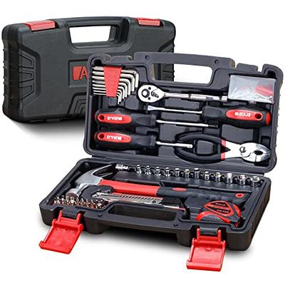 AIRAJ PRO 132 Household Tool Set, Home Auto Repair Tool Set Complete  General Household Hand Tool Kit with Plastic Toolbox Storage Case,Basic  Tool Sets for Homeowners and DIY Home Repairs - Yahoo