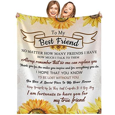 Best Friend Blanket for Women, Gifts for Best Friends Women, BFF