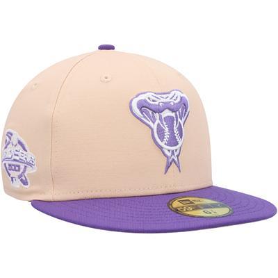 Men's New Era Purple Arizona Diamondbacks 2001 World Series Champions Crown  59FIFTY Fitted Hat