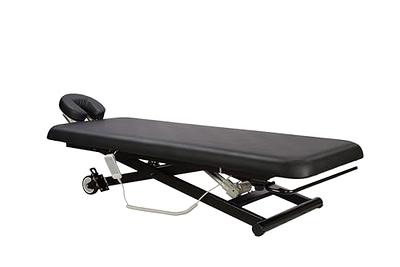 OmySalon Electric Massage Table Salon Spa Facial Bed with Hydraulic Stool  Black/White