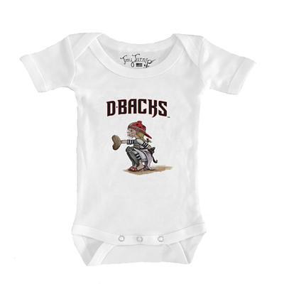 Lids Arizona Diamondbacks Tiny Turnip Youth Baseball Bow T-Shirt - Black