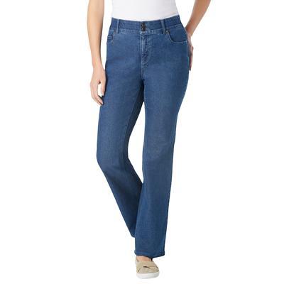 Plus Size Women's Bootcut Stretch Denim Jeggings by Jessica London in  Medium Stonewash (Size 22) Jeans Legging - Yahoo Shopping