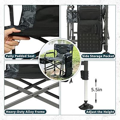 X Strike Fishing Chairs with Rod Holder, Folding Ice Fishing Chair