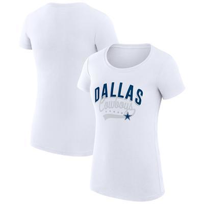 Men's Dallas Cowboys Fanatics Branded Navy #1 Dad Crew Neck T-Shirt