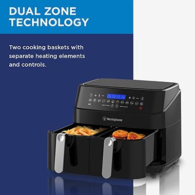 Westinghouse Dual Zone Air Fryer - Double Air Fryer Handcrafted with 2  Independent Baskets, Separate Heater and Control, 12 Preset Programs, and  Adjustable Temperatures - Yahoo Shopping