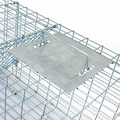 SZHLUX 32 Live Animal Cage Trap, Heavy Duty Folding Raccoon Traps