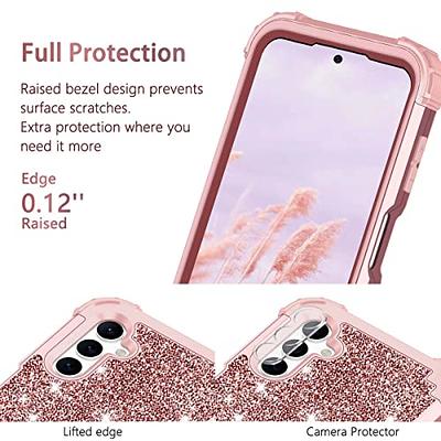 Samsung Galaxy A14 5G / A14 Gold Edge Case with Support Ring