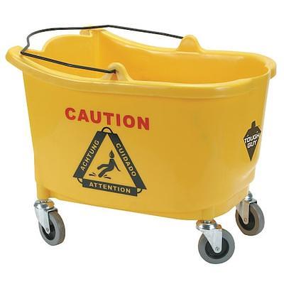 Carlisle 9690414 35 qt Mop Bucket Combo - Side Press Wringer, Soiled Water Insert, Polypropylene, Blue Mop Bucket & Wringer