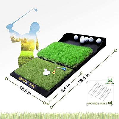  EGOOIEYE Hitting Mat with Swing Path Feedback, Ball