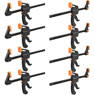 WORKPRO 6 Bar Clamps for Woodworking, Medium Duty 300lbs One