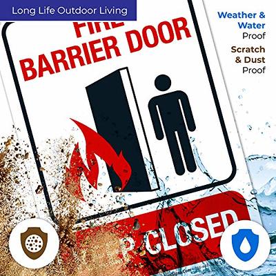 Keep Door Closed Sign, 10x7 Inches, Rust Free .040 Aluminum, Fade  Resistant, Made in USA by Sigo Signs