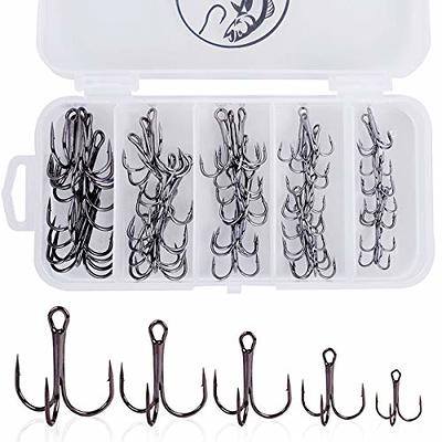 Dovesun 25pcs Weedless Wacky Hooks Fishing Hook Pro-V Catfish Bass Fishing  Hooks For Freshwater Saltwater 3 Sizes Of Hooks #1/0#2/0#3/0