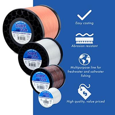 Triple Fish Monofilament Line, 15 lb / 6.8 kg Test.016 in / 0.40 mm Dia,  Camo, 1/4 lb / 0.11 kg Spool, 860 yd / 786 m, (TFM-Q-15CB) - Yahoo Shopping