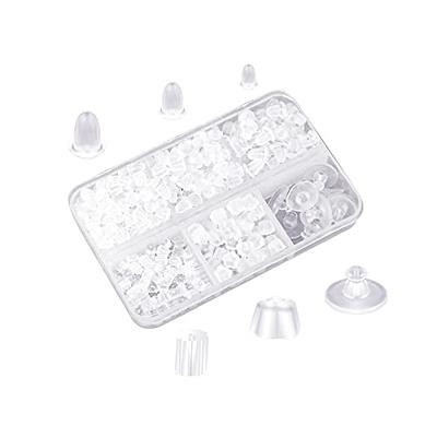 50pcs Earring Backs With Pads & Safety Backs For Dangle Earrings