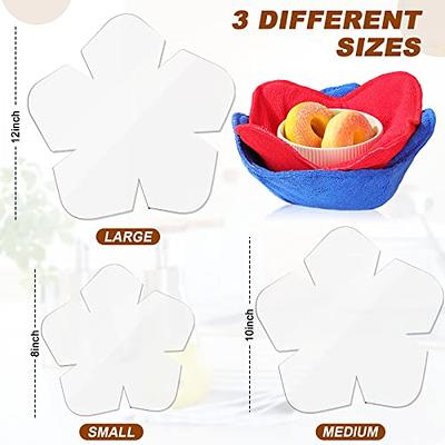 Bowl Cozy Template Set for Quilting , Clear Acrylic Bowl Wrap