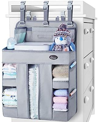 Extra Large Baby Diaper Caddy Organizer - Baby Basket Diaper Storage and  Baby Caddy Nursery Organization - Diaper Organizer Changing Table Storage 