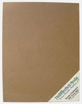 Chipboard - Cardboard Medium Weight Chipboard Sheets - 25 per Pack. 3 x 5