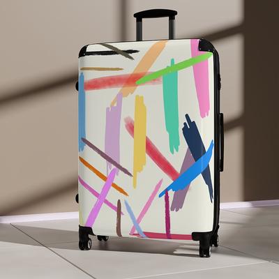 Custom print travel luggage