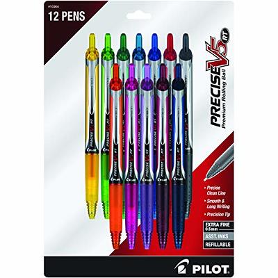 PILOT FriXion Synergy Clicker Erasable, Refillable & Retractable Gel Ink  Pens, Extra Fine Point, Assorted Ink Colors, 7-Pack (17478) 