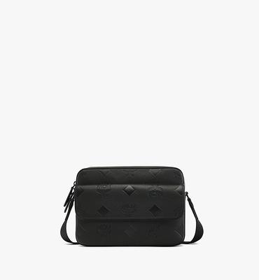 Cross S monogram-embossed small leather bag - Bags