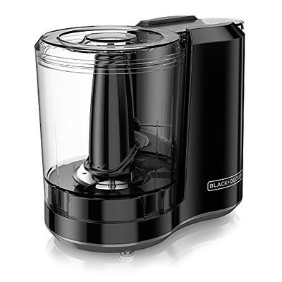 BLACK+DECKER Easy Assembly 8-Cup Food Processor, Black