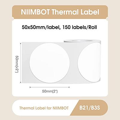 Niimbot B21 B3S Sticker Thermal Label Printer Paper Roll