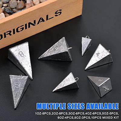 Pyramid Sinkers Fishing Weights, Bullet Fishing Sinkers Weights