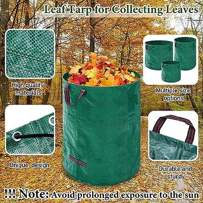 Reusable Leaf Bags, 80 Gallons Lawn Bags, Yard Waste Bags Heavy