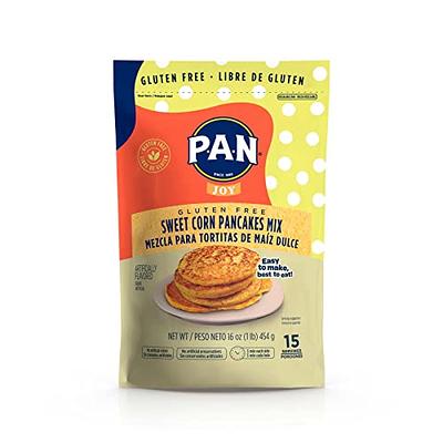 PAN White Corn Meal – Pre-cooked Gluten Free and Kosher Flour for Arepas  (2.2 lb/Pack of 3)