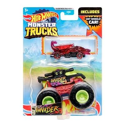 Hot Wheels Monster Trucks Oversized Shark Wreak Diecast Car