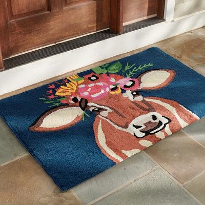 Farmhouse Boo Coir Door Mat